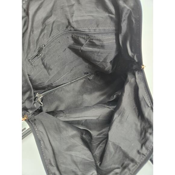 Vtg 80s Cottagecore Boho Floral Rose Tapestry Shoulder Bag Purse Grandma - Picture 8 of 14